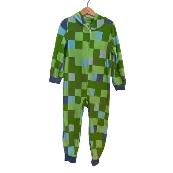 Minecraft Pajamas Minecraftcreeper Onesie Pajamas Or Costume Size 6
